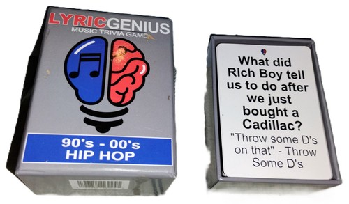 Lyric Genius - 90's Hip-Hop and Rap Trivia Game- Music Trivia Games for Adult... - Picture 4 of 4