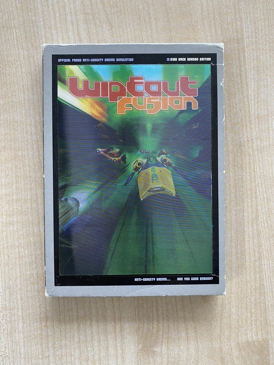 Wipeout Fusion Limited Edition Lenticular Sleeve PlayStation 2 PS2 Complete