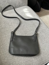 Extremely Rare Made In USA Old Coach 9142 Shoulder Bag Gray Black Vintage #4977