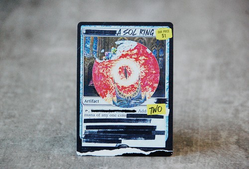 A Sol Ring $1 | MTG Satirical Altered Art - Picture 2 of 4