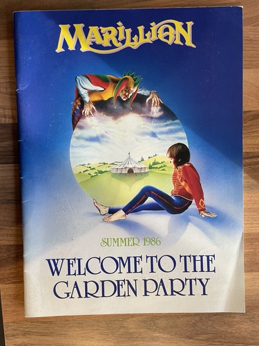 Marillion Welcome To The Garden Party Programme Plus Poster And Inserts - Imagen 2 de 5