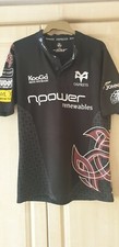 Ospreys Rugby Union Football Jersey Shirt Kooga size SML S 36/38
