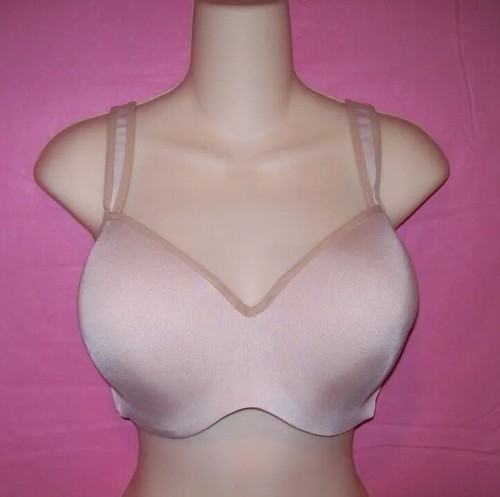 CROWNETTE BRA 50D 50 D CUPS NUDE REGULAR SRTRAPS UNDERWIRES STRONG smoothing - Picture 2 of 2
