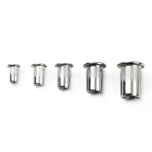 150Pcs Rivet Nuts Stainless Steel Heavy Duty Threaded Insert Nutsert Rivnuts - Picture 5 of 10