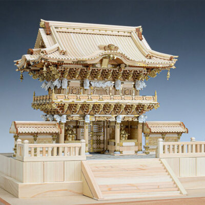 Woody JOE 1/50 Wooden Architecture Model Kit Nikko Toshogu Japan
