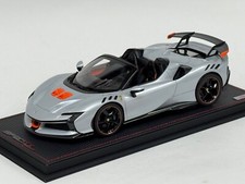 1/18 MR Collection Ferrari SF90 XX Spider Bianco " White " Artico Leather Base