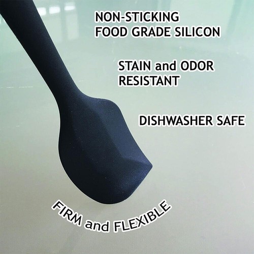 Silicone Spatula Set Of 8 Heat Resistant Baking Cooking Mixing Kitchen Utensils - 第 7/10 張圖片