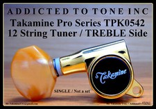 Sintonizador de 12 cuerdas Takamine Pro Series TPK0542 / AGUDOS Side ÚNICO / NO UN JUEGO