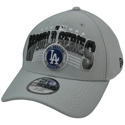 Los Angeles Dodgers New Era 39THIRTY Gray World Series