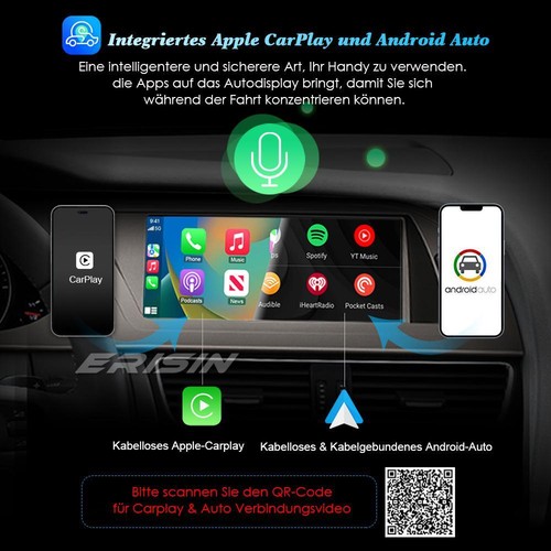 8.8" 8-Kern DAB+Android 13 Autoradio GPS Für Audi A4 IPS DSP CarPlay Wifi SWC 4G - Bild 4 von 18
