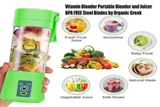 Vitamin Blender® Juicer Cup USB Rechargeable Smoothies Mixer Fruit Machine GO US