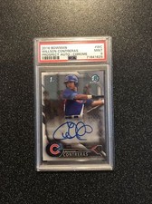 WILLSON CONTRERAS 2016 1ST Bowman CHROME Prospect RC AUTO CARD#WC PSA 9 MINT