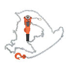 3300Lbs 1-1/2 Ton Manual Lever Chain Hoist 20Ft G80 Chain Come Along Tool