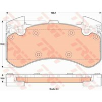 TRW BremsbeläGe GDB1911 BremsklöTze FüR Audi A6 Avant 4G5 C7