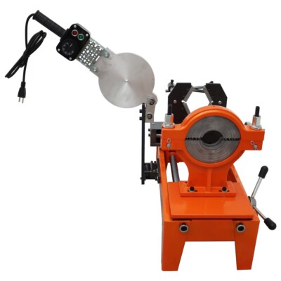 2.48-6.29''(63-160mm) Pipe Welding Machine Soldering Iron Plastic Hot Melt Tool