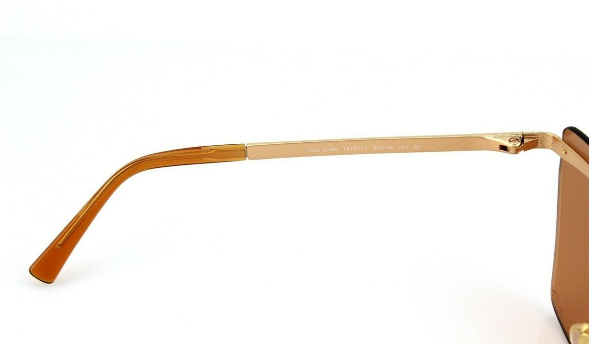 NEW Genuine VERSACE Rose Gold Orange Mirror Lens Sunglasses  display picture 1