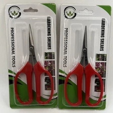 X2 6" Plant Trimmer Garden Pruning Scissors Stainless Shears Bonsai flower buds 