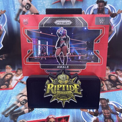 Amale RC WWE Prizm 2022 Red Prizm /299 Rookie Card #54