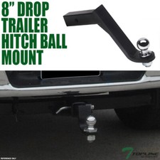 Topline 8 Drop Trailer Tow Hitch Loaded Ball Mount With 2 Receiver For Jeep Topline 8 Drop Trailer Tow Hitch Loaded Ball Mount With 2 Receiver For Jeep