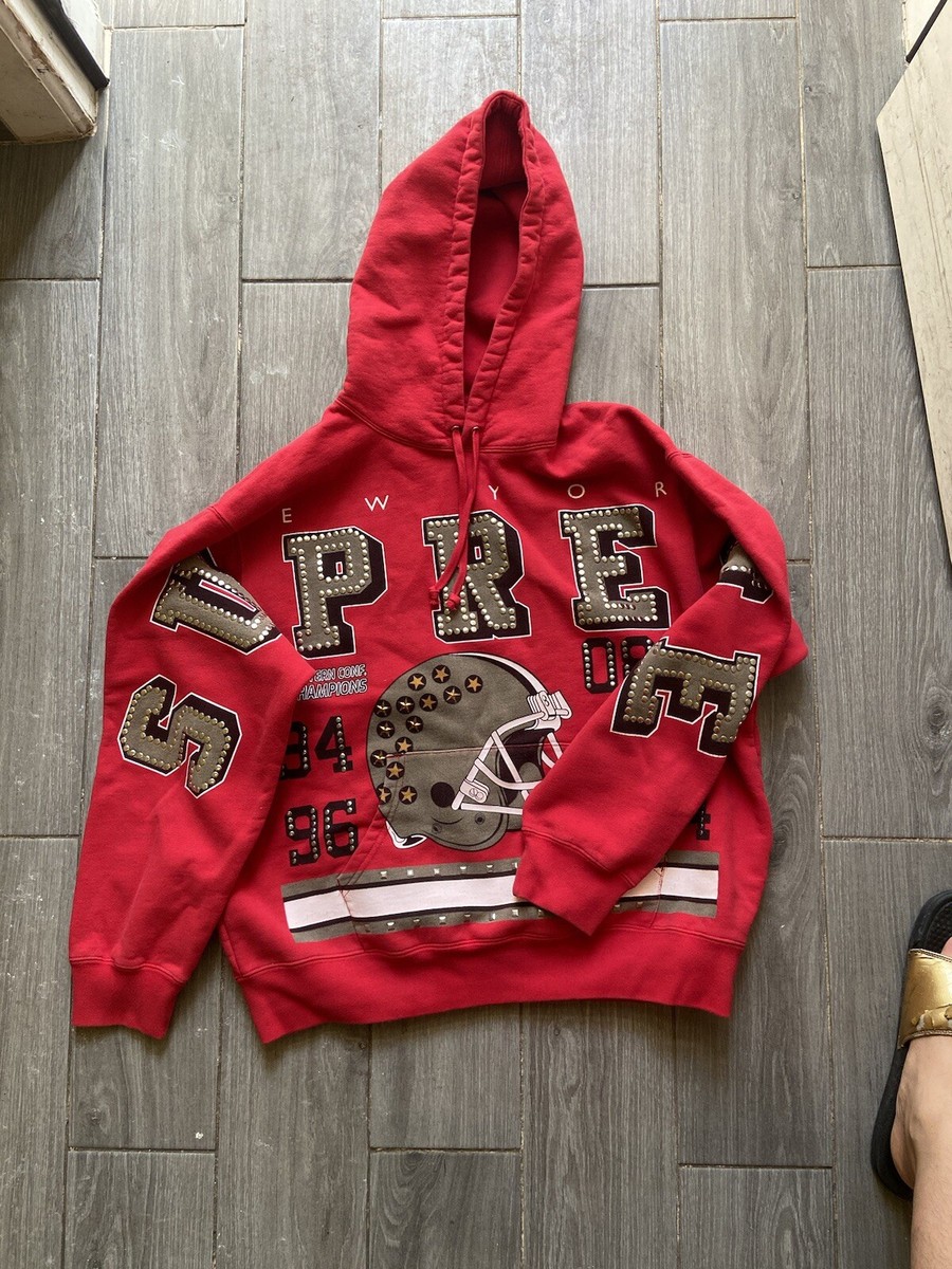 Supreme Champions Studded Hooded Sweatshirt Size Medium | eBay Supreme Champions Studded Hooded Sweatshirt Size Medium | eBay