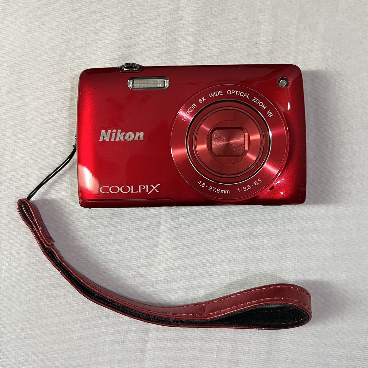NIKON COOLPIX S4300 Digital Camera Red English Language From
