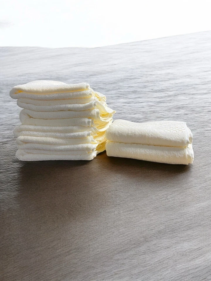 "Toallas de mano de baño de hotel VIP Collection beige 100 % algodón, paquete de 10"" x 30""" Foto 4 de 4