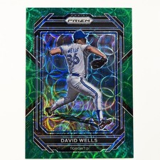 2023 Panini Prizm - David Wells #237 Green Scope Prizm /75