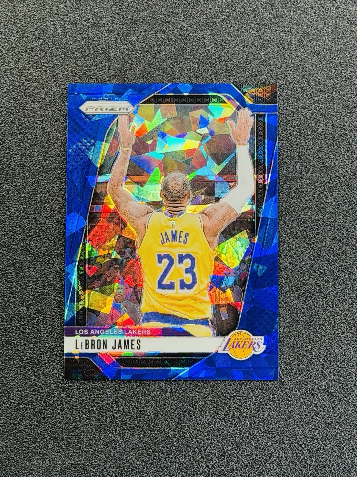 2024-25 Panini Prizm LeBRON JAMES /125 Blue Ice Prizm #130 Los Angeles Lakers