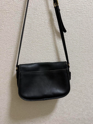 Vintage Coach Purse Leather 9790 Black Crossbody/Shoulder bag | eBay