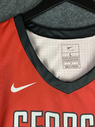 Nike Georgia Bulldogs NCAA Team Basketball Trikot Herren Large CQ4299 rot - Bild 2 von 3
