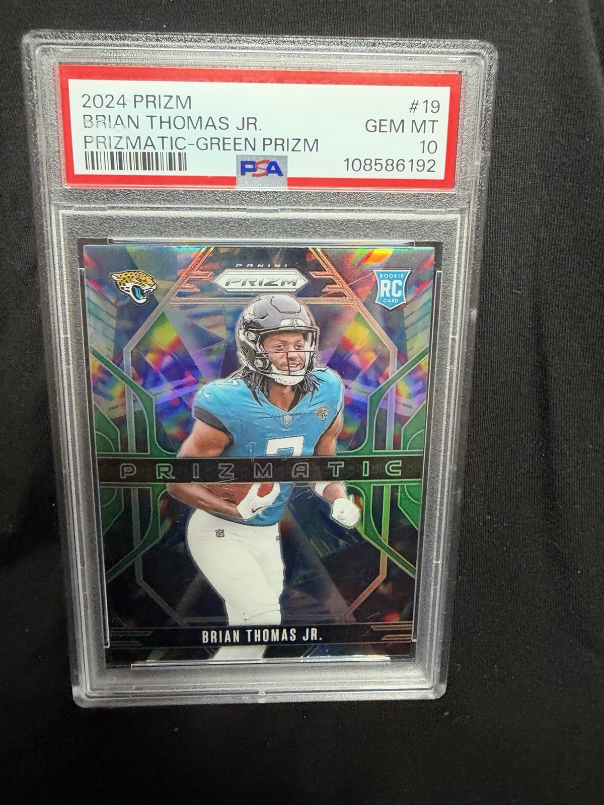 Brian Thomas Panini Prizm Prizmatic #19 Green