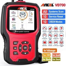 2025 Ancel VD700 Profi KFZ Diagnosegerät Auto OBD2 Scanner EPB DPF Für VAG Audi