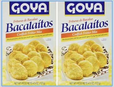 Goya Bacalaitos -Codfish Fritter Mix 4.5oz (2pack)