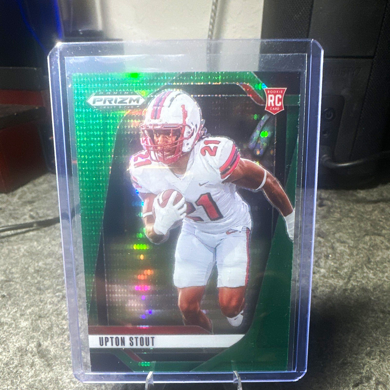 Upton Stout Panini Prizm Draft Picks #149 Green