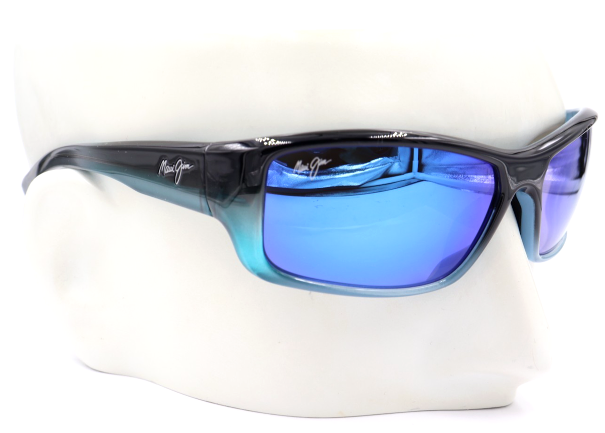 New Maui Jim BARRIER REEF Blue Hawaii Sunglasses B792-06C  display picture 3