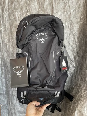 Osprey Hikelite 18 Hiking Backpack - Black - Airspeed Suspension - Trail ready