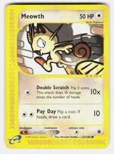 Pokemon TCG Meowth Expedition Base Set 121/165 Common LP on eBay