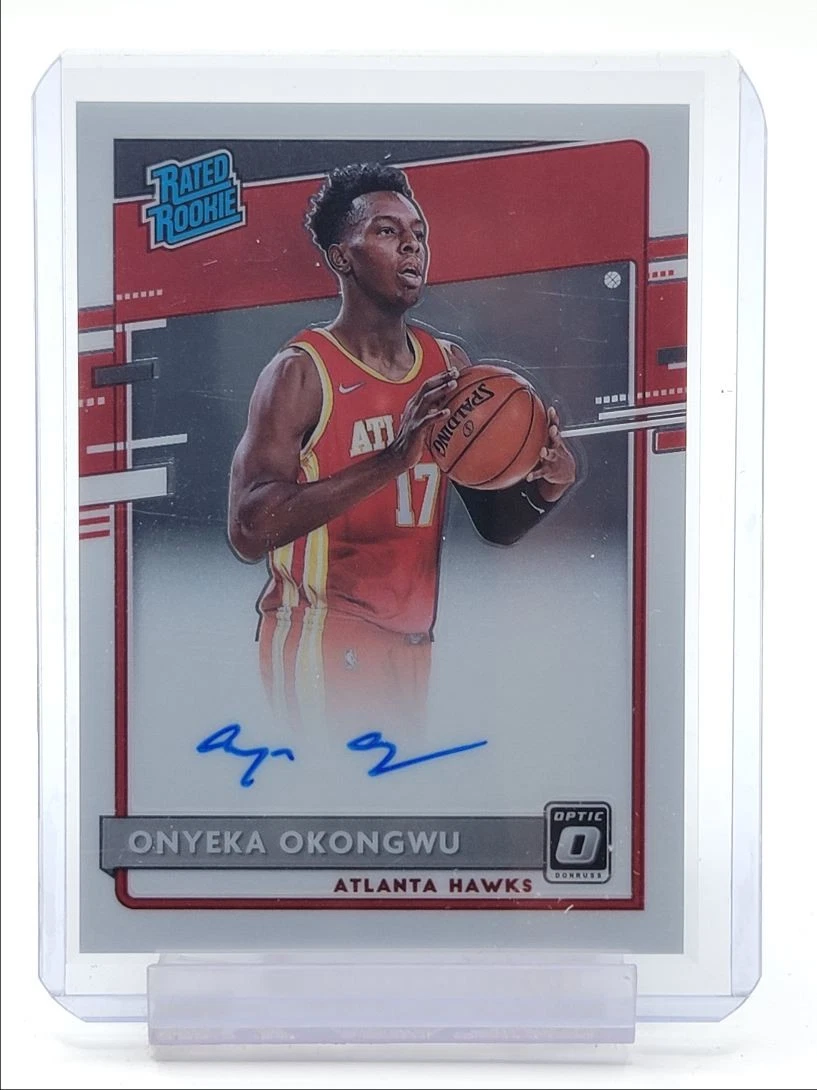 ONYEKA OKONGWU 2020-21 DONRUSS OPTIC RATED ROOKIE AUTOGRAPH RC AUTO Q1383