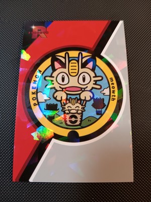 Pokemon Meowth Coin Cracked Ice Holo Team Rocket Card Database Set Peru 