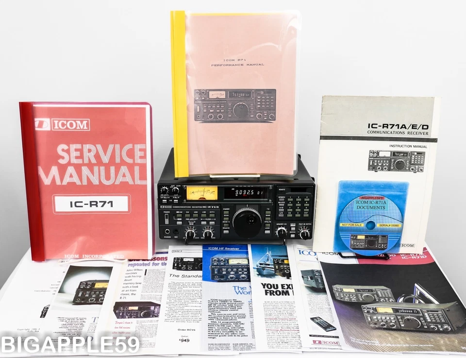 Icom IC-R71A Receiver Shortwave AM SSB CW Radio ***CLASSIC DX MACHINE*** - Image 2 of 4