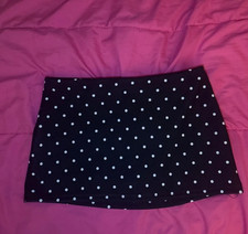 Women Black Polka dot skirt