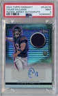 2024 Topps Midnight Caleb Williams ROOKIE RC JERSEY Auto #RJA-CW PSA 9 BEARS