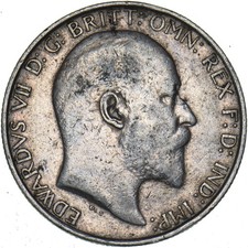 1904 Florin - Edward VII British Silver Coin