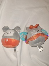 NWT Squishmallow 5 Mickey Minnie Mouse 100th years Celebration Anniversary set