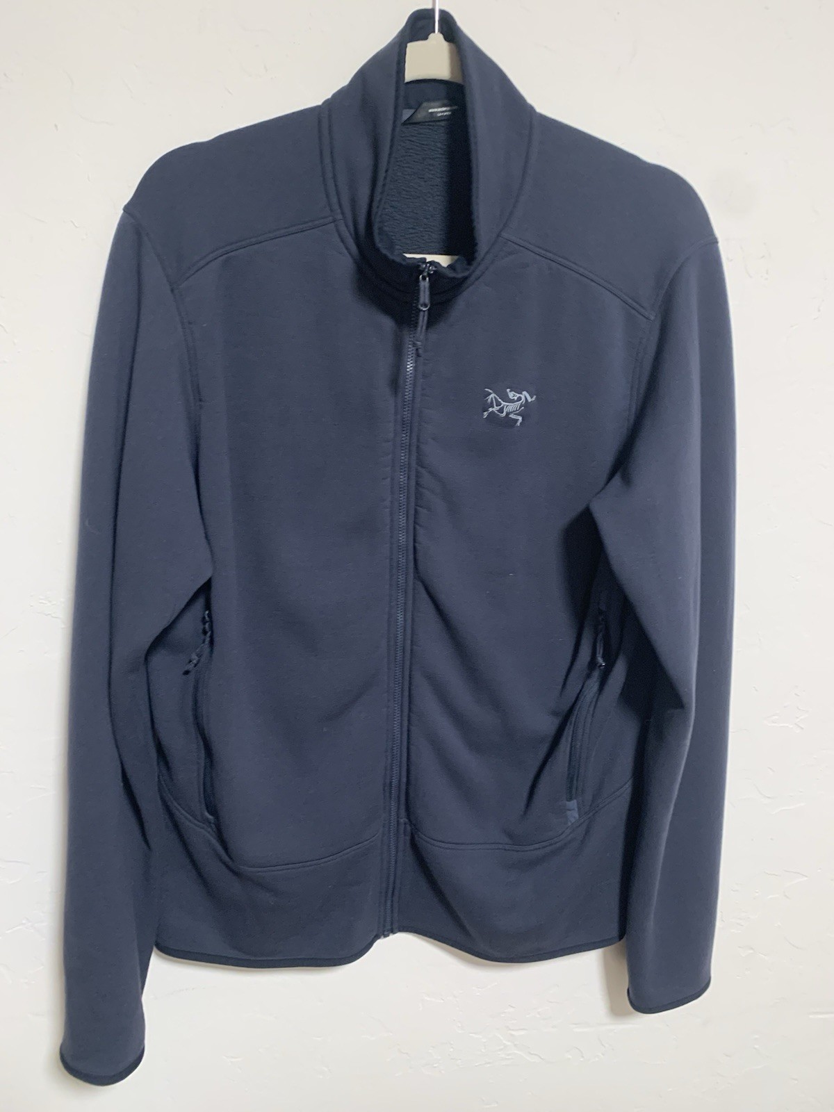 ARC'TERYX Giacca a vento Arcteryx Kyanite uomo grande full zip pile manica lunga blu navy