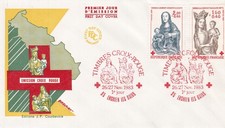 FRANCE 1983 FDC CROIX ROUGE  YT 2295 ET 2296