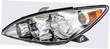 1590990 Headlight Assembly Compatible with Select Toyota Clear Driver Side
