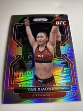 Yan Xiaonan 2022 Panini Prizm UFC Silver Prizm Card #194