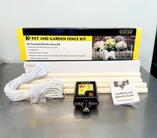 Zareba K9 Pet Garden Fence Dogs Raccoons Electric Fence Kit Open Box 100 Ft NEW 