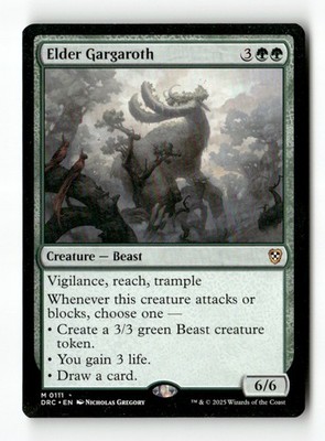 Elder Gargaroth 111 MTG DRC M NM